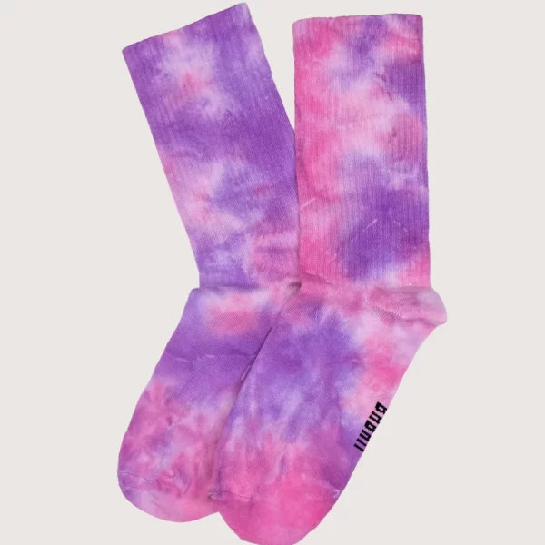 Шкарпетки “Pink and Purple” | Яскравий одяг | Babaii | Український бренд