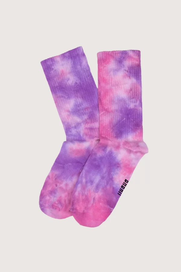 Шкарпетки “Pink and Purple” | Яскравий одяг | Babaii | Український бренд