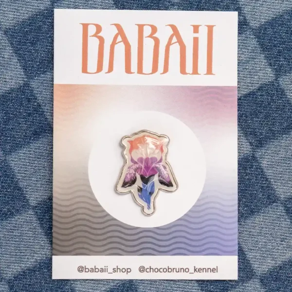 Пін “Квітка” гендерфлюїд | Яскравий одяг | Babaii | Український бренд