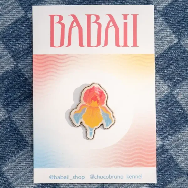 Пін “Квітка” пансексуал | Яскравий одяг | Babaii | Український бренд