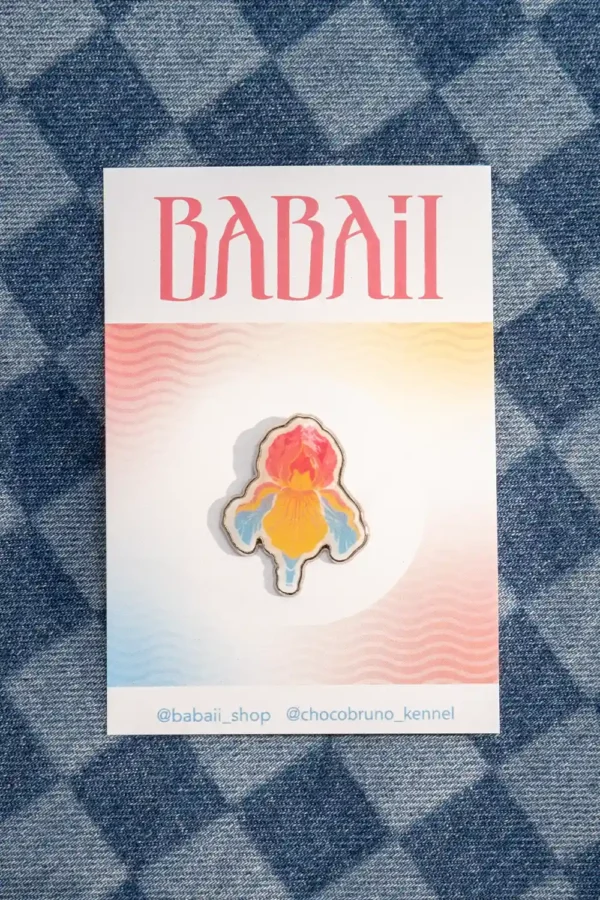 Пін “Квітка” пансексуал | Яскравий одяг | Babaii | Український бренд