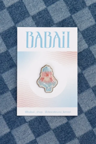 Пін “Квітка” транс | Яскравий одяг | Babaii | Український бренд