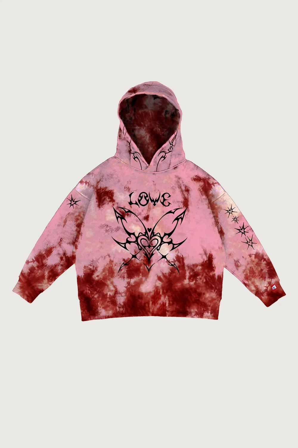 Набір з худі “Tie-Dye Box My Valentine 4” | Яскравий одяг | Babaii | Український бренд