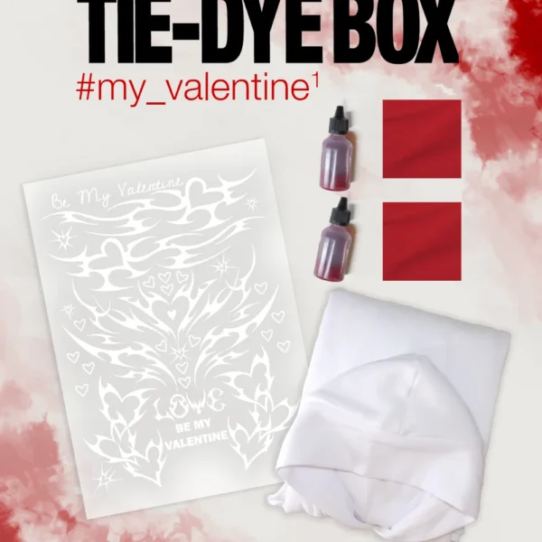 Набір з худі “Tie-Dye Box My Valentine 1” | Яскравий одяг | Babaii | Український бренд
