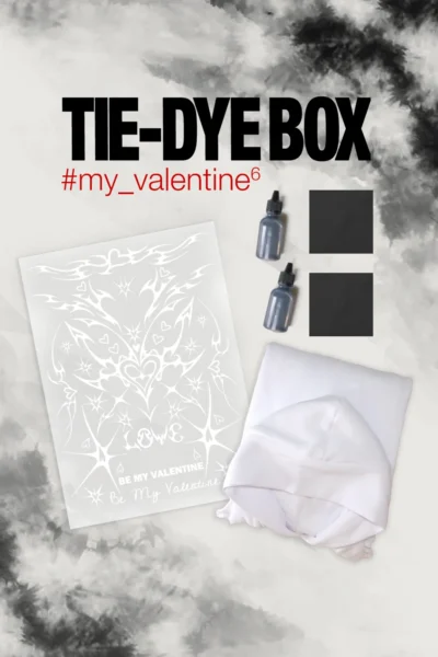Набір з худі “Tie-Dye Box My Valentine 6” | Яскравий одяг | Babaii | Український бренд