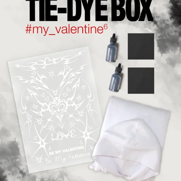 Набір з худі “Tie-Dye Box My Valentine 6” | Яскравий одяг | Babaii | Український бренд